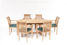 Load image into Gallery viewer, Windsor 6 Seater Extending Dinning Set