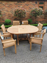Load image into Gallery viewer, Windsor 6 Seater Extending Dinning Set