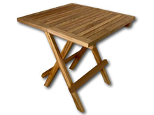 Load image into Gallery viewer, Folding Rectangle Teak Coffee Table detail — premium solid teak JWS Leisure
